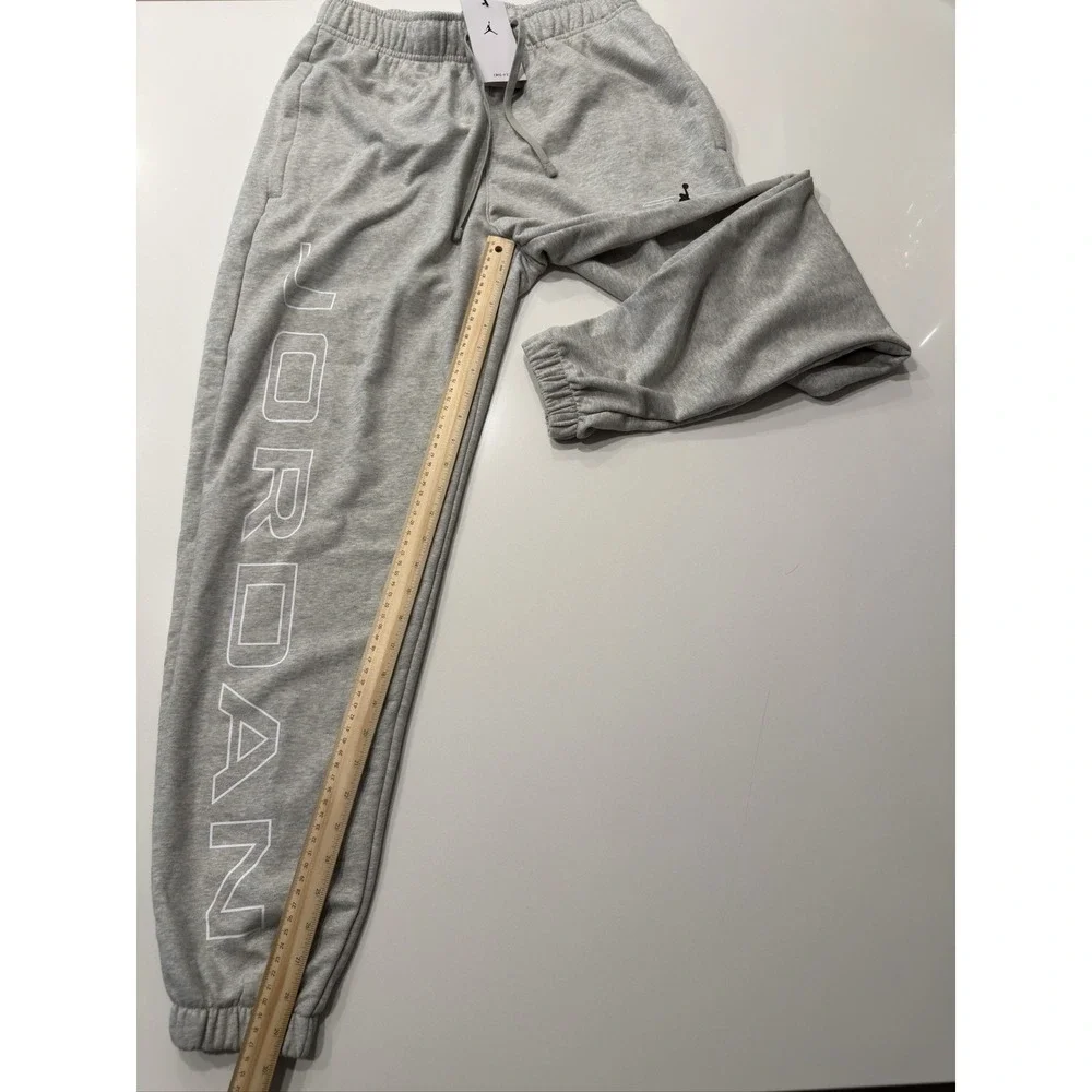 Jordan Sport Crossover Fleece Sweatpants Mens M Grey Dri-FIT Activewear